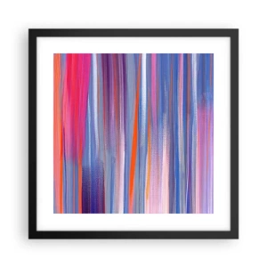 Poster in black frame - Like a Rainbow - 40x40 cm