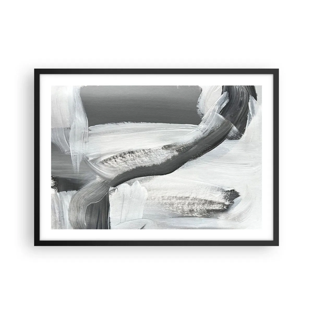 Poster in black frame - With a Decisive Move - 70x50 cm