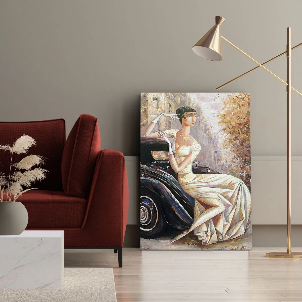 Canvas picture - Elegance - Retro Style - 50x70 cm