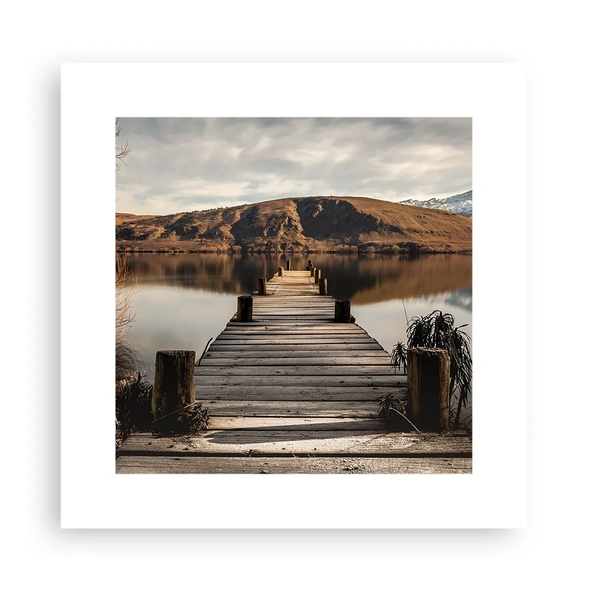 Poster - Landscape in Silence - 30x30 cm
