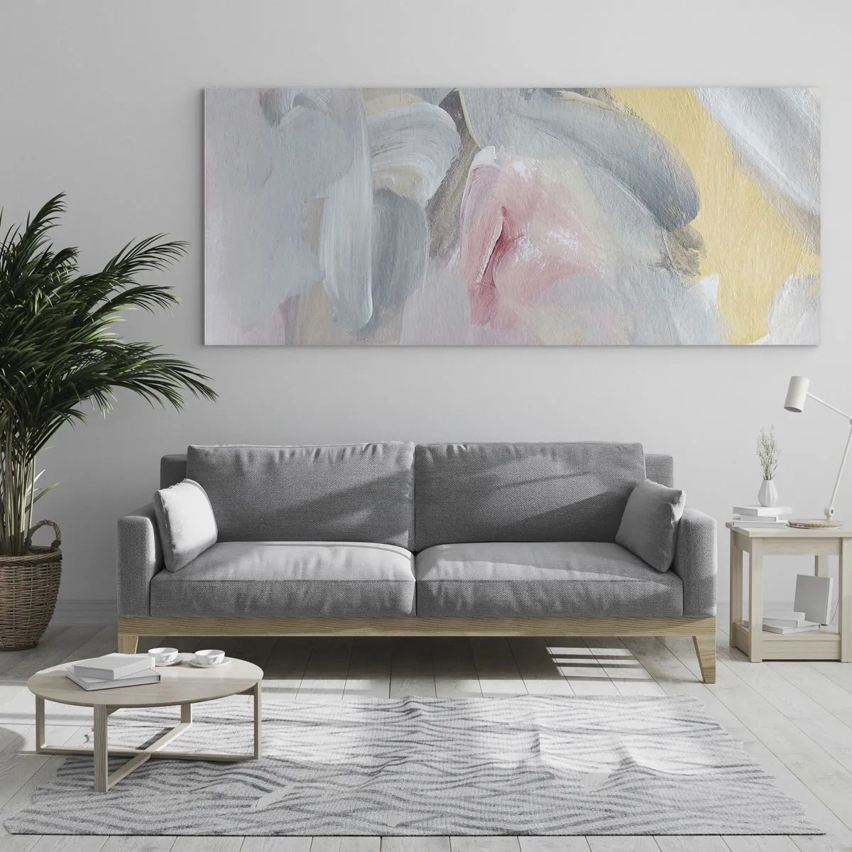 Glass picture - In a Pastel World - 160x50 cm