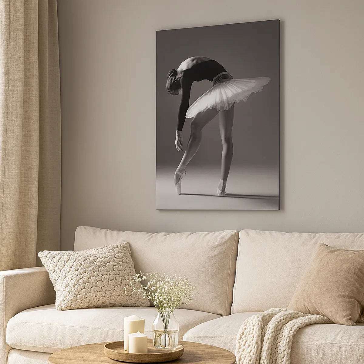 Canvas picture - Belle Ballet Dancer - 50x70 cm