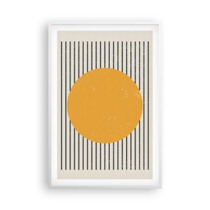 Poster in white frmae - Power of Simplicity - 61x91 cm