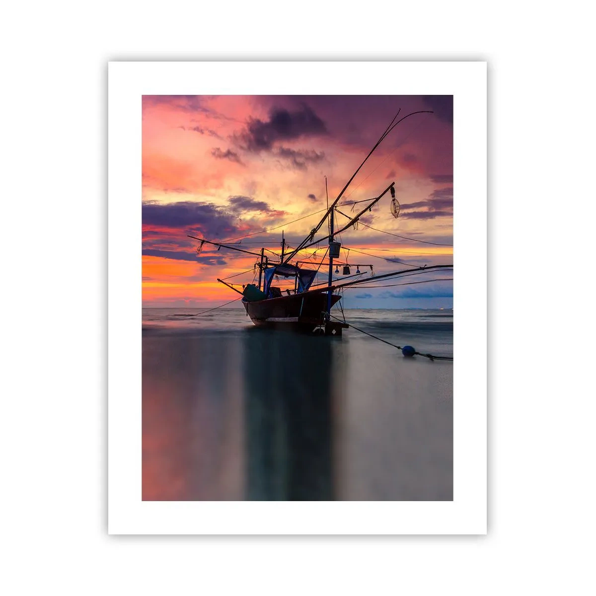 Poster - Exotic Evening - 40x50 cm