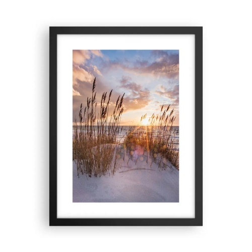 Poster in black frame - Farewell to the Sun and Wind - 30x40 cm