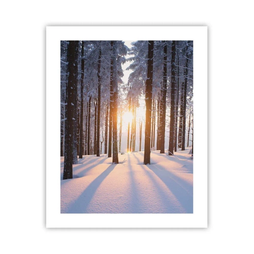 Poster - Clearly Black on White - 40x50 cm