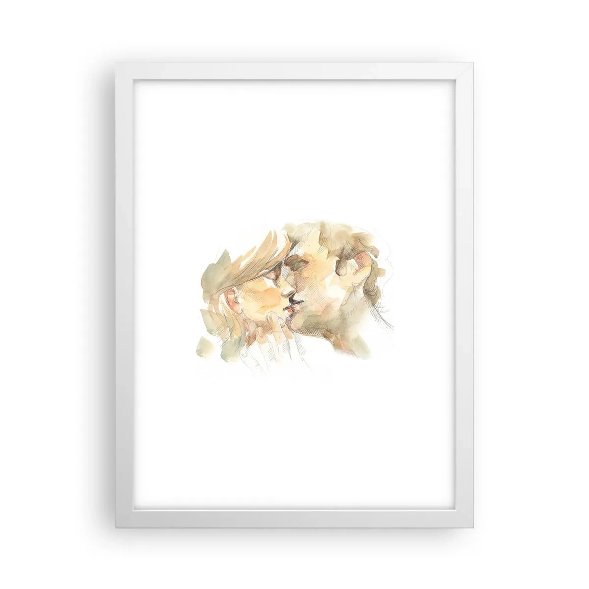 Poster in white frmae - The Missing Half? - 30x40 cm