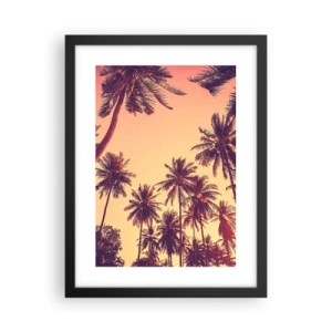 Poster in black frame - Tropical Variation - 30x40 cm