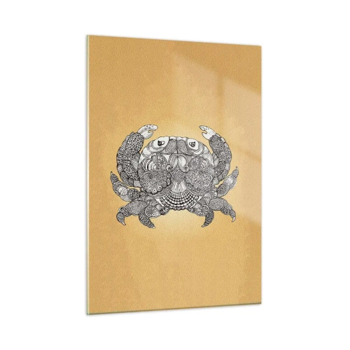 Glass picture - Tales of Mr Crab  - 50x70 cm