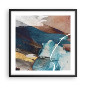 Poster in black frame - With Panache and Energy - 50x50 cm