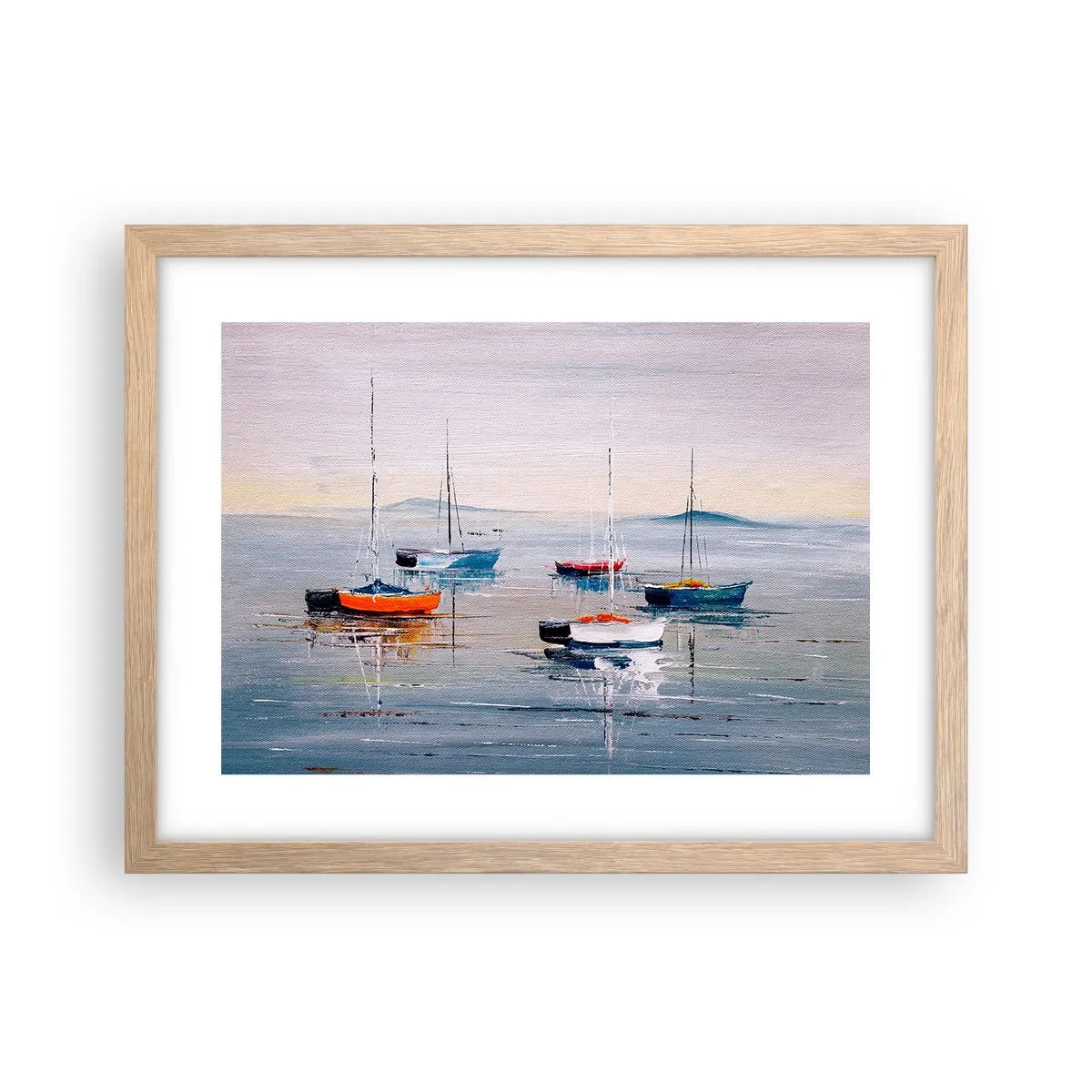 Poster in light oak frame - Deserved Rest - 40x30 cm