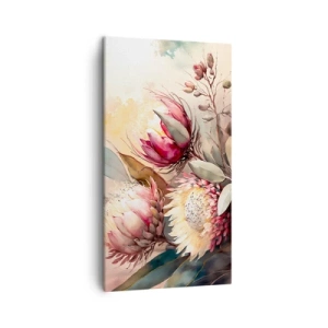 Canvas picture - Profile and En Face - 45x80 cm