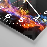 Clock face with numbers