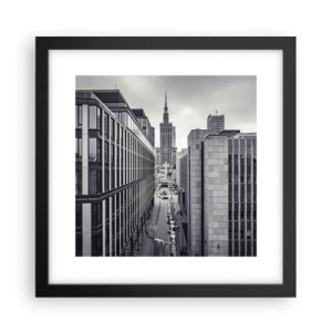 Poster in black frame - Warsaw Valley - 30x30 cm