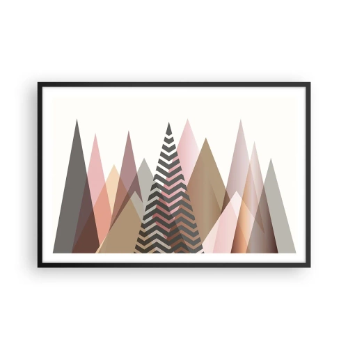 Poster in black frame - View of the Piramide - 91x61 cm