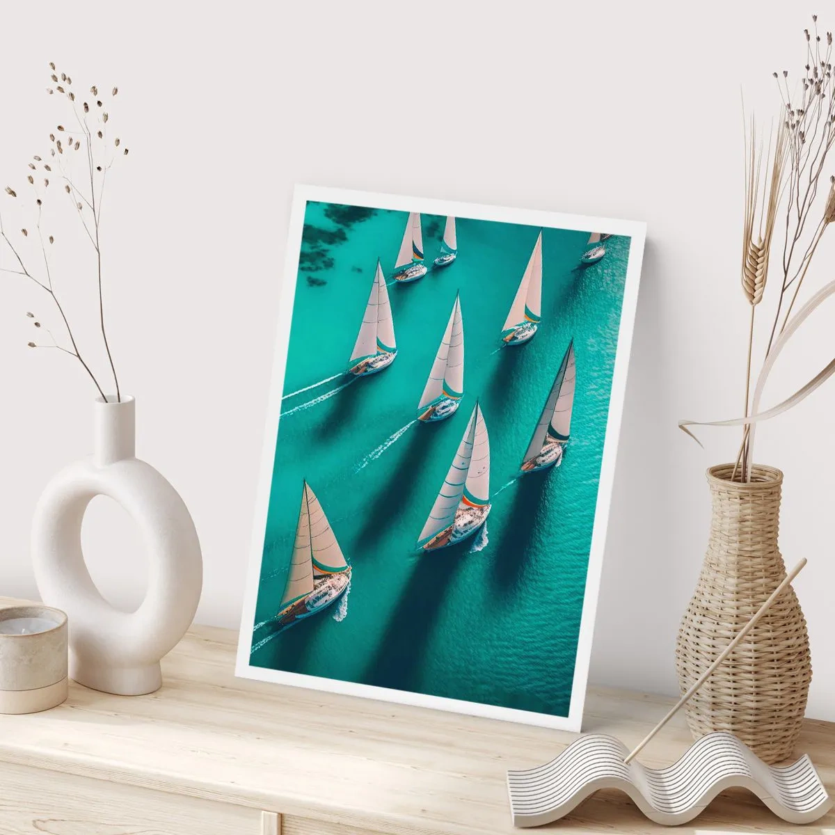 Poster - Competing with the Wind - 50x70 cm