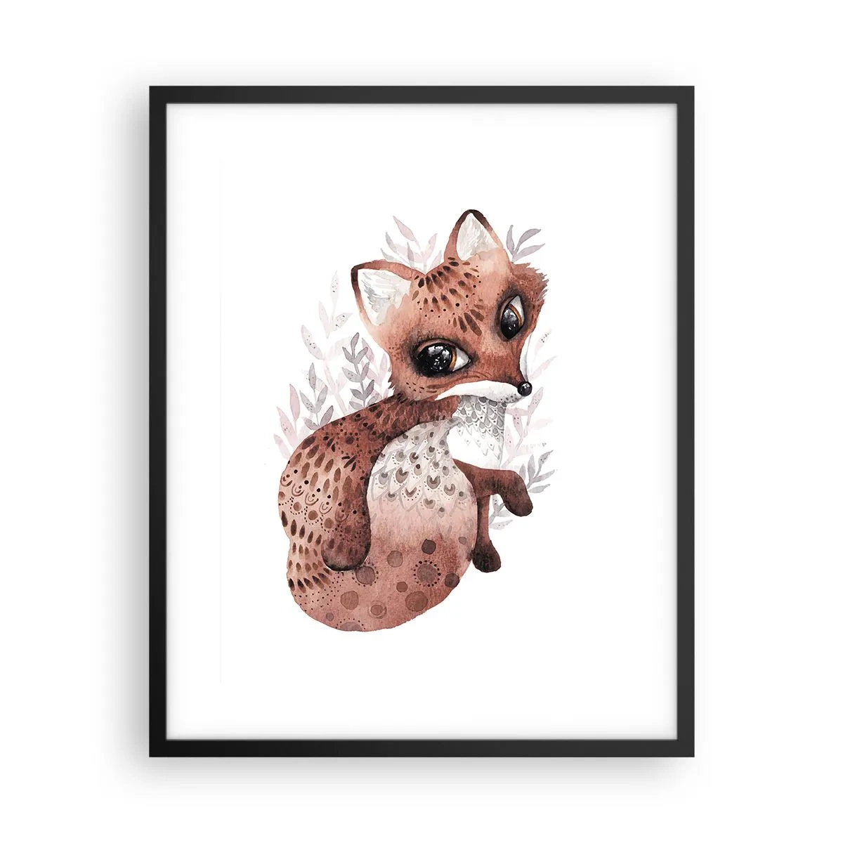 Poster in black frame - Sweet and Lovely - 40x50 cm