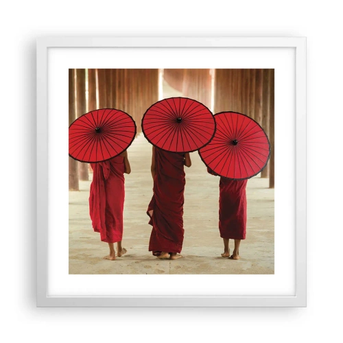 Poster in white frmae - On the Way to Pure Country - 40x40 cm