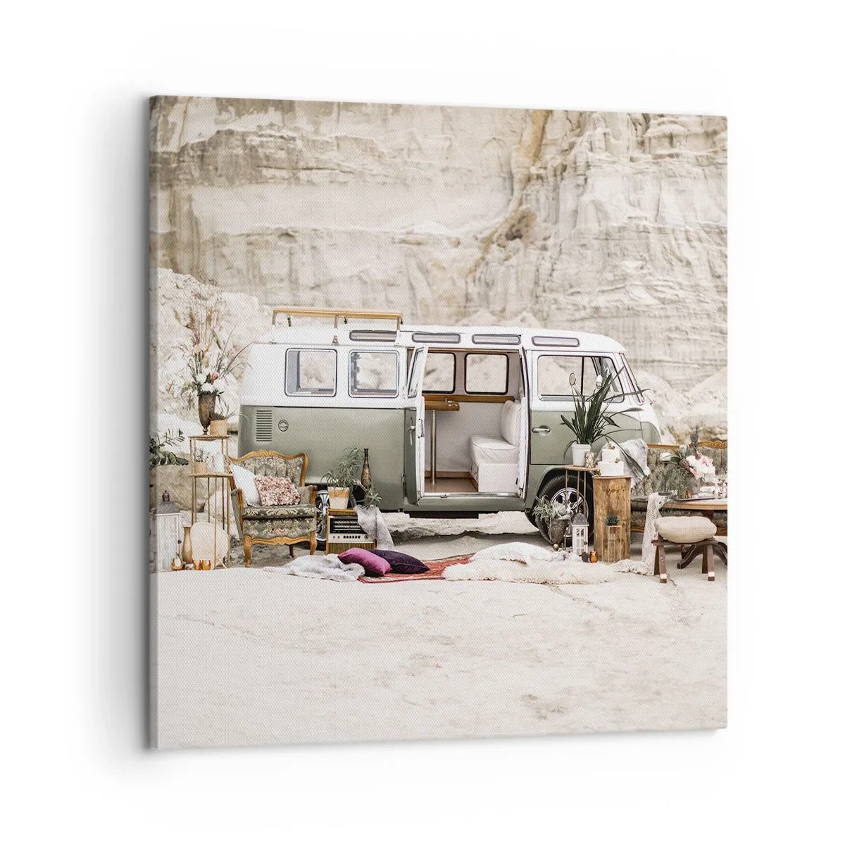 Canvas picture - Time to Start the Trip - 50x50 cm