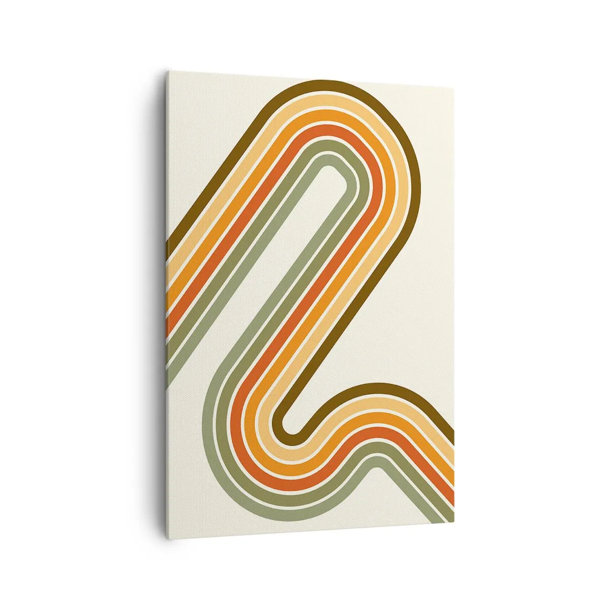 Canvas picture - Zigzaging towards the Goal - 70x100 cm