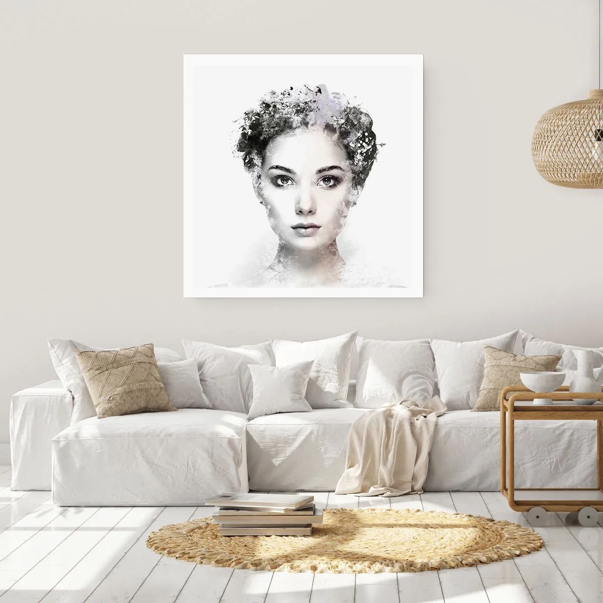 Poster - Extremely Stylish Portrait - 60x60 cm