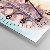 Clock face with numbers