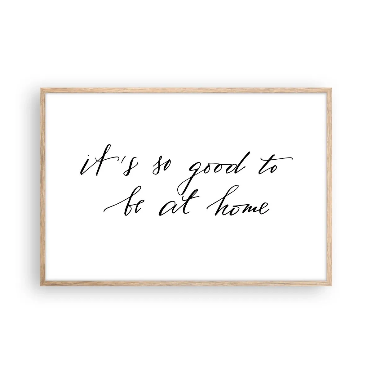 Poster in light oak frame - Whole Truth - 91x61 cm