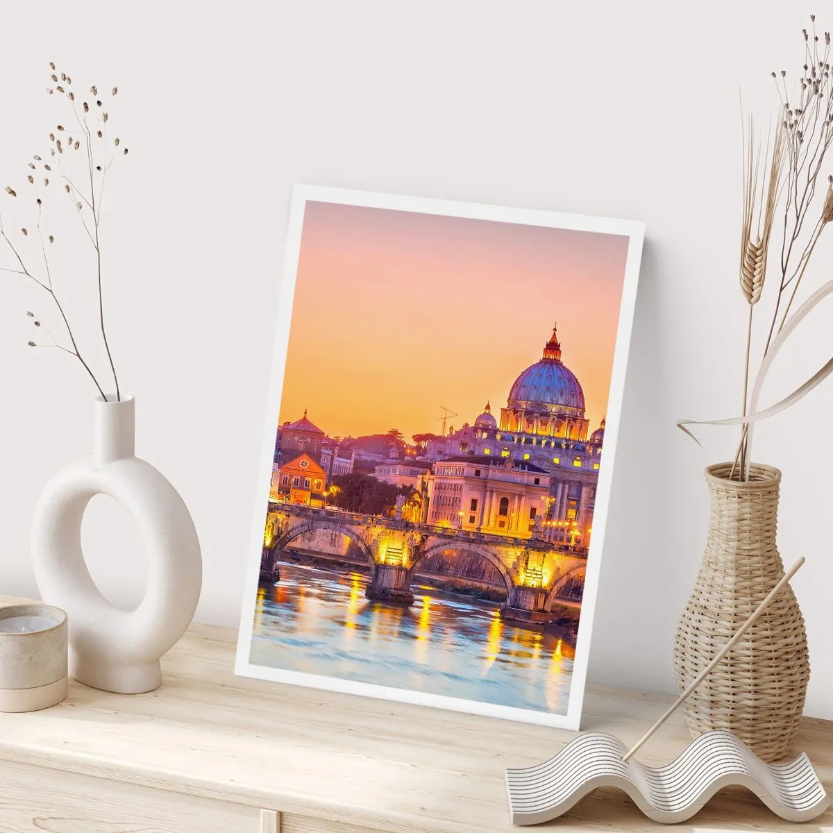 Poster - Twilight over Eternal City - 50x70 cm