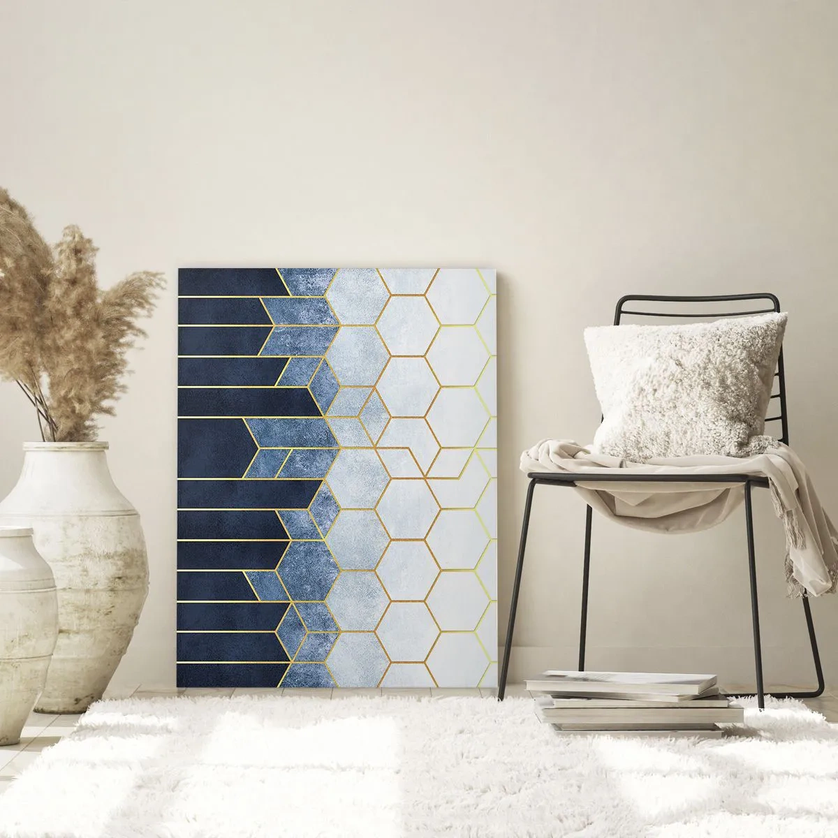 Glass picture - Composition in Syncopated Rhythm - 80x120 cm