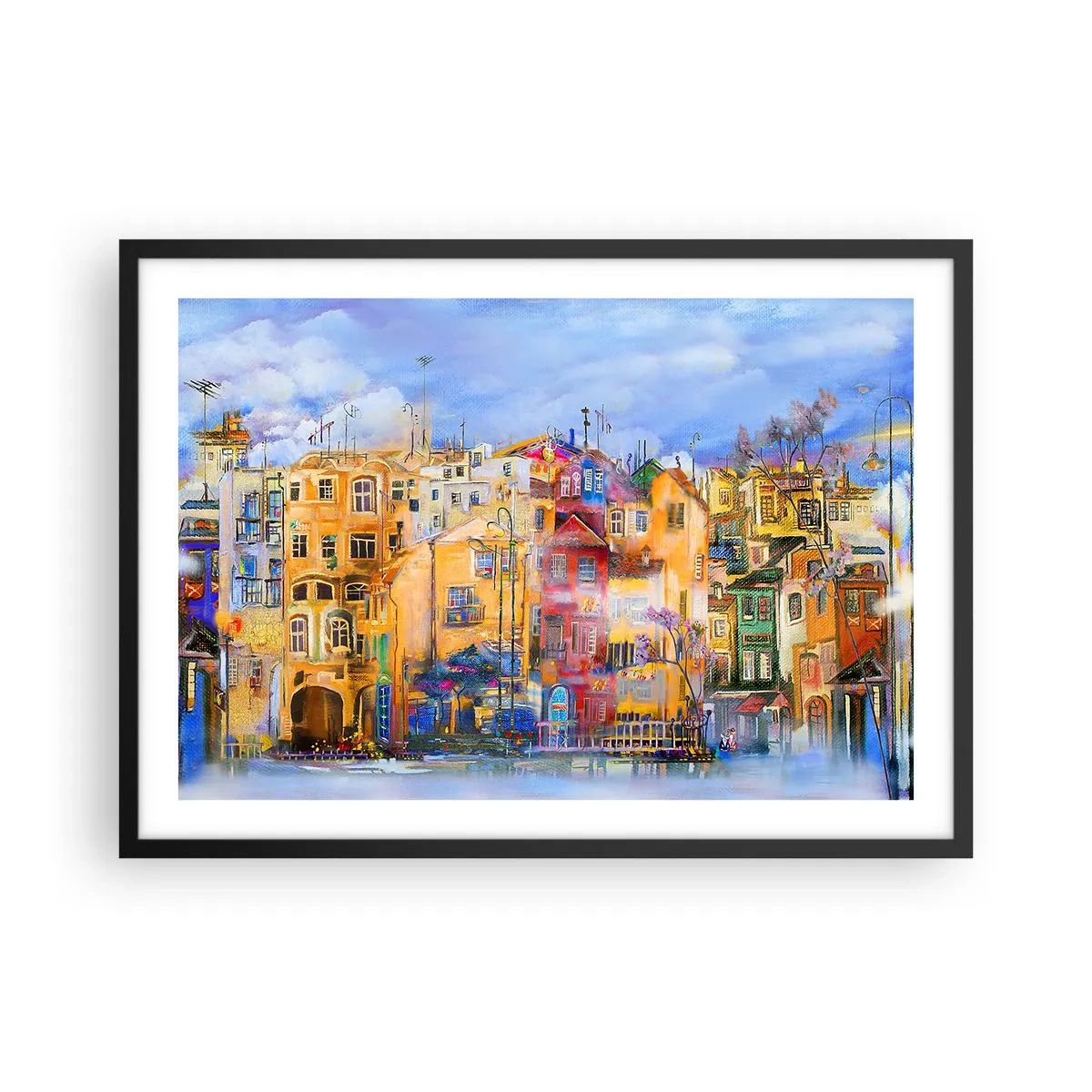 Poster in black frame - We Are Together - 70x50 cm