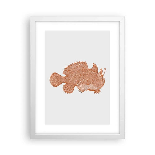 Poster in white frmae - Fish after All - 30x40 cm
