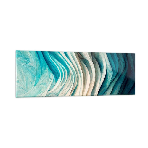 Glass picture - Blue Insatiability - 90x30 cm