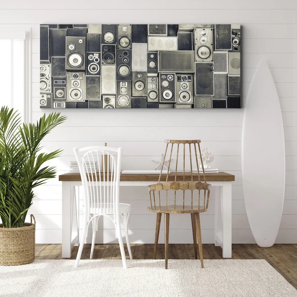 Canvas picture - And Music Is Playing - 120x50 cm