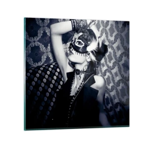 Glass picture - Decorations, Ornaments, Patterns - 30x30 cm