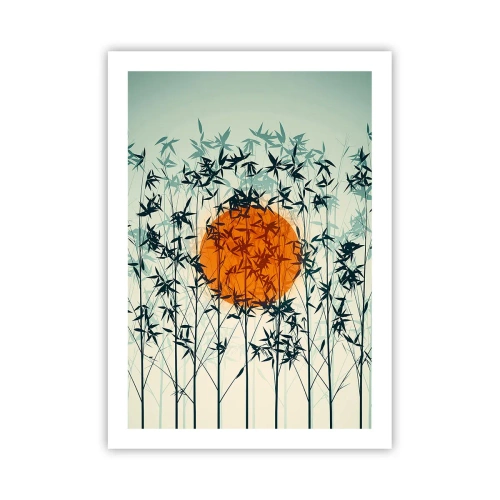 Poster - Japanese Sun - 50x70 cm