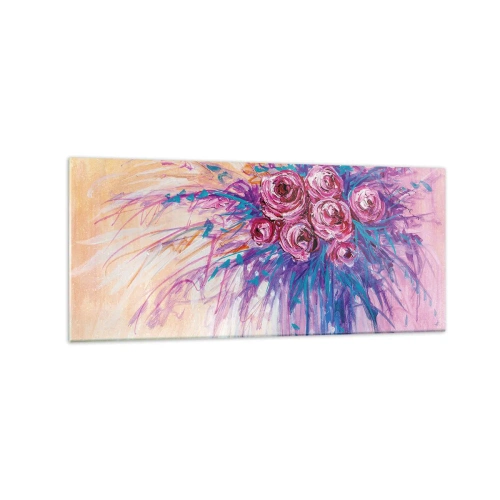 Glass picture - Rose Fountain - 120x50 cm