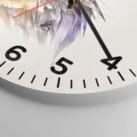 Clock face with numbers