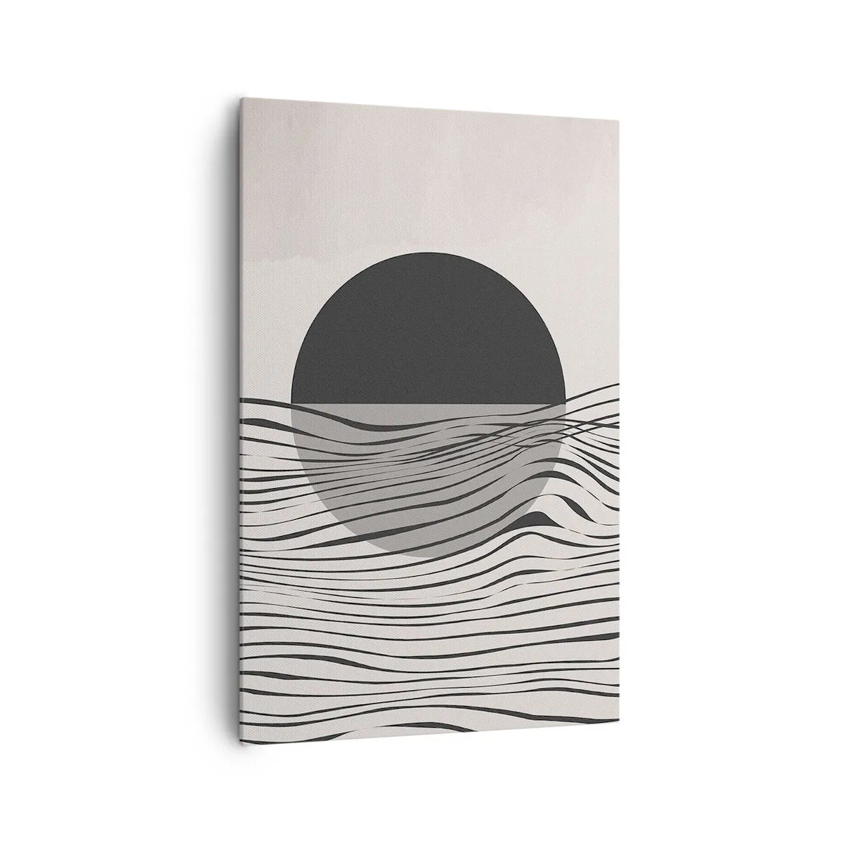 Canvas picture - Half Composition - 80x120 cm