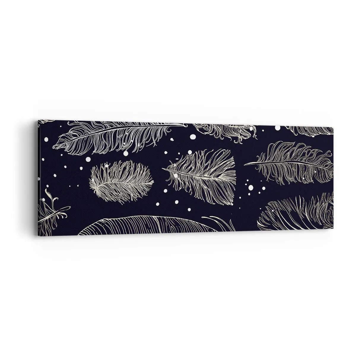 Canvas picture - Feathery Lace - 90x30 cm