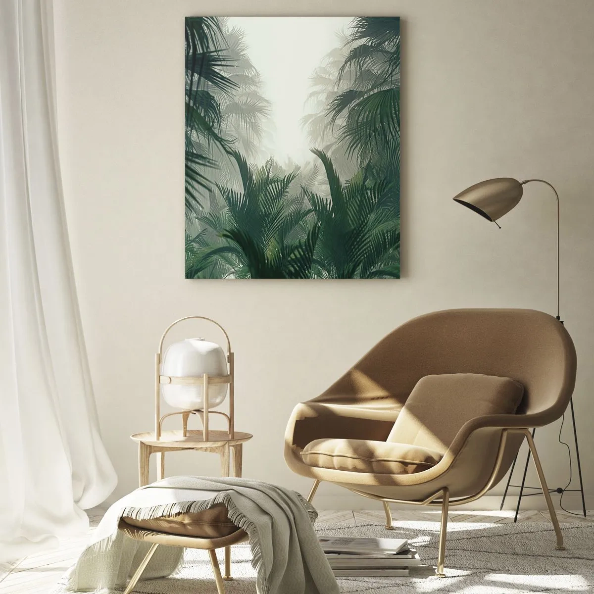 Glass picture - Tropical Secret - 70x100 cm