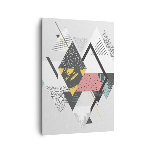 Canvas picture - Variation for Triangle and Rhombus - 70x100 cm