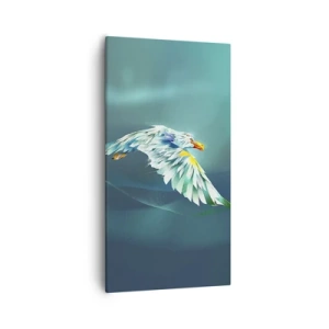Canvas picture - Flight of an Eagle - 55x100 cm
