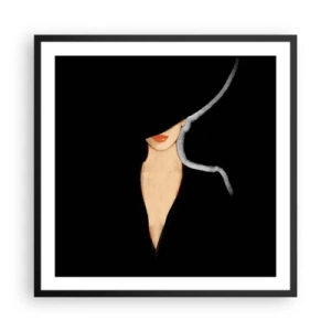 Poster in black frame - Elegance and Style - 60x60 cm