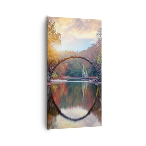 Canvas picture - On the Other Side of a Mirror - 65x120 cm