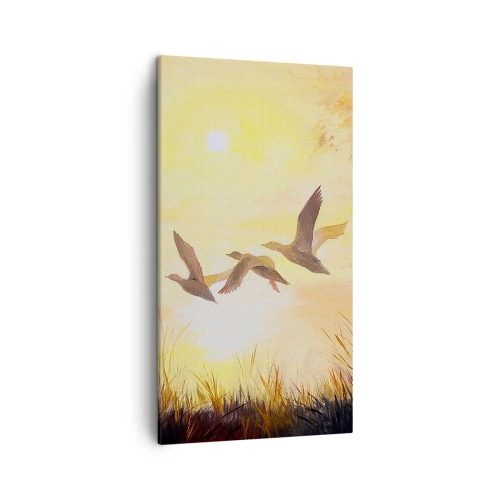 Canvas picture - Beginning of a Distant Journey - 45x80 cm
