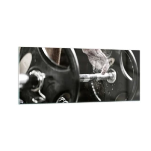 Glass picture - Challenge Accepted! - 100x40 cm