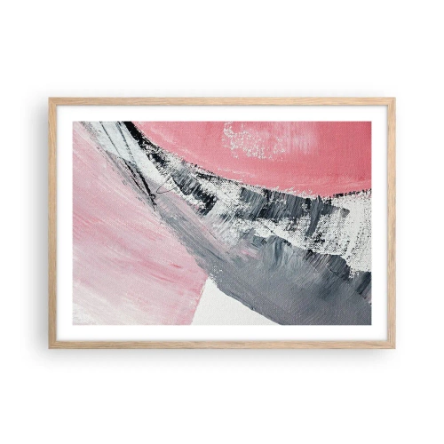 Poster in light oak frame - Fitted Composition - 70x50 cm