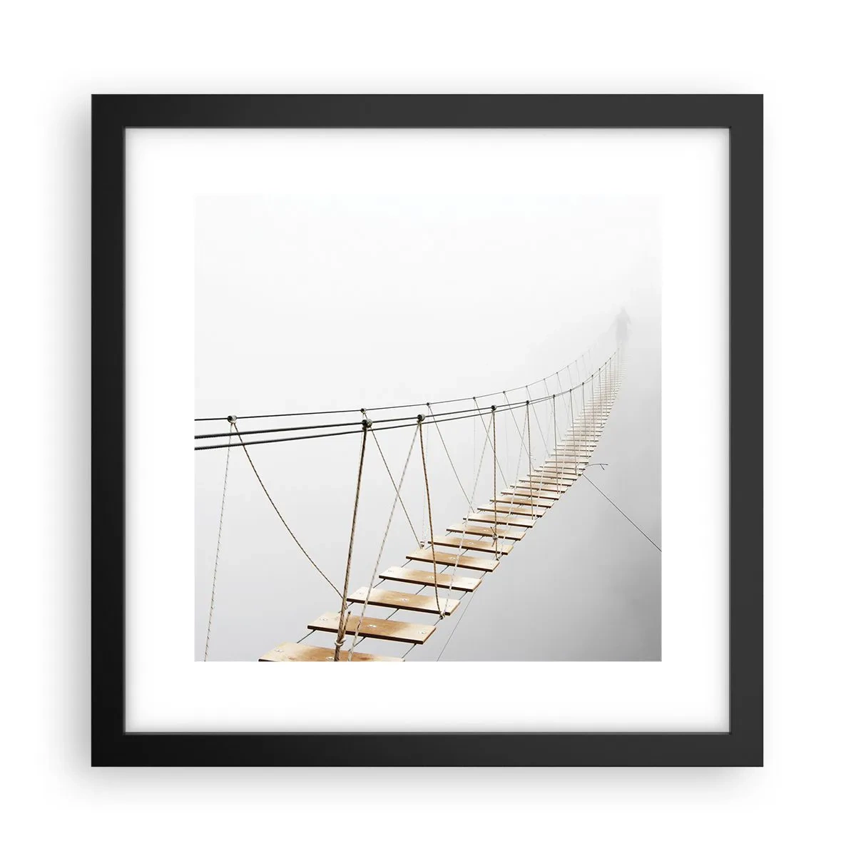 Poster in black frame - Where Did He Take You? - 30x30 cm
