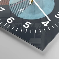 Clock face with numbers