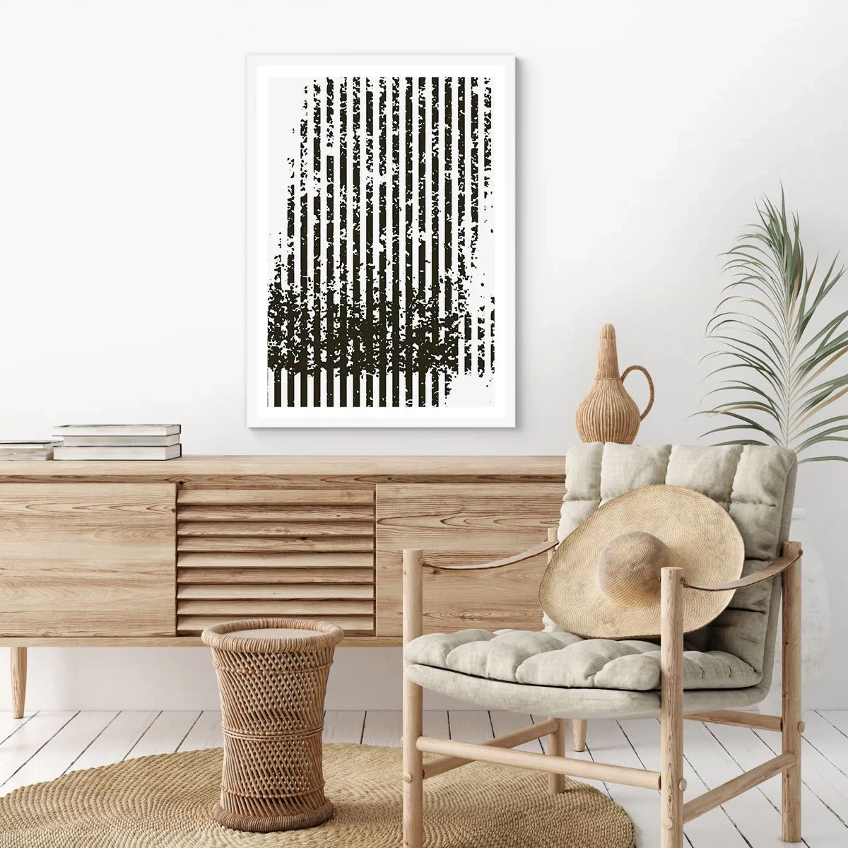 Poster in white frmae - Rhythm and Noise - 30x40 cm